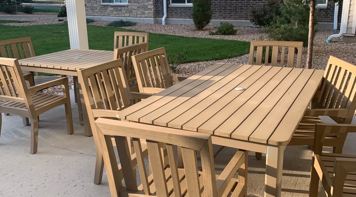 outdoor tables