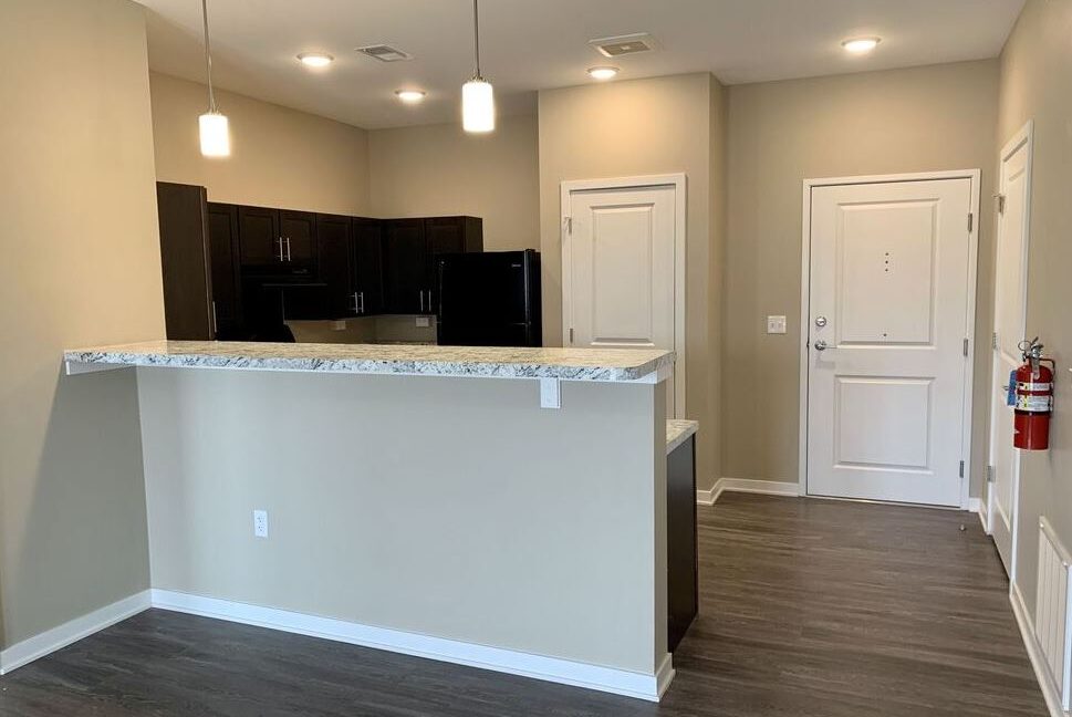 Kitchen view of bar